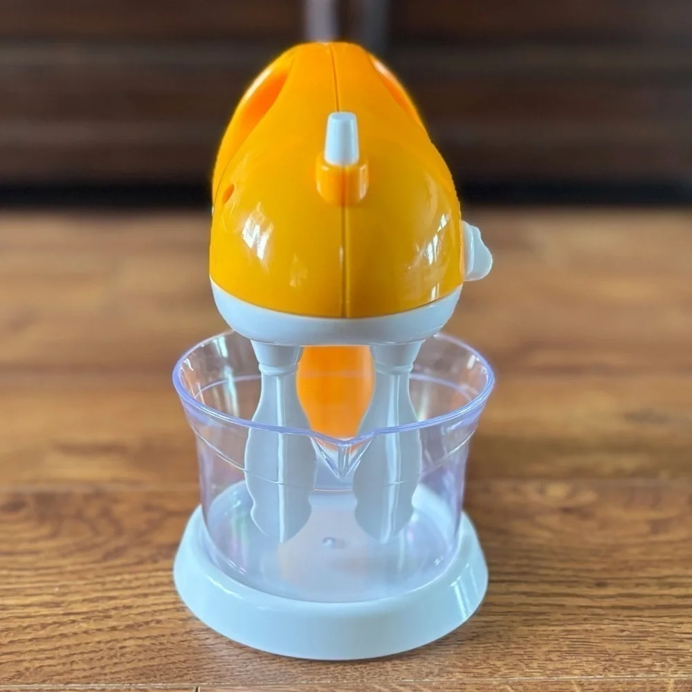 Orange and White Kids Toy Mixer